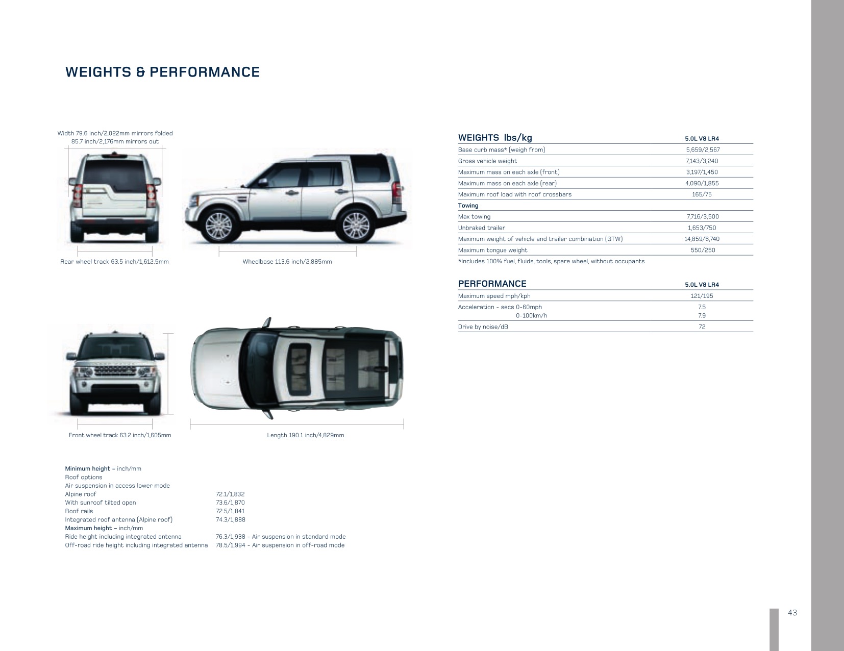 2011 Land Rover LR4 Brochure Page 46